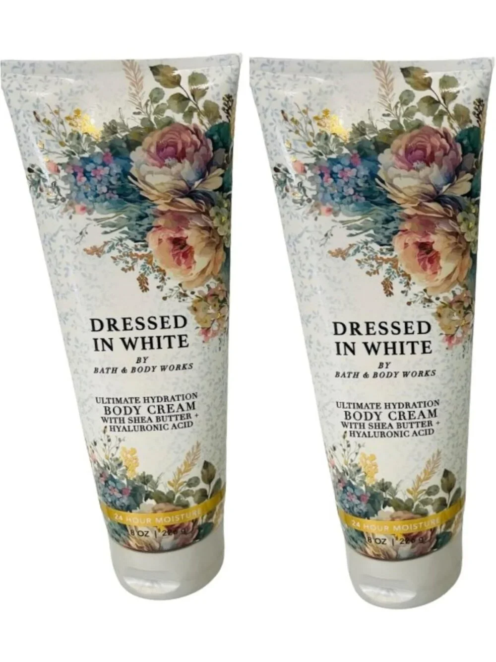 Ultimate Hydration Body Cream Set - 8oz, Moisturizing, Softens Skin, 2-Pack